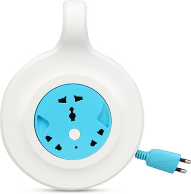 Anchor By Panasonic 6A 2 Pin Diamond Flexi Box with Cord (5222) 3  Socket Extension Boards(Blue, White, 8 m)
