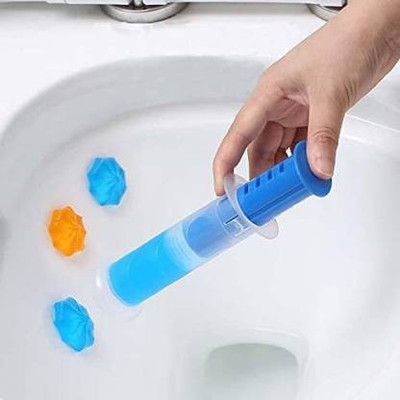 LeZoir Toilet Freshener and Cleaner Flower Gel remove bad smell Toilet Cleaning Gel 1pcs Ocean Gel Toilet Cleaner(100 ml)