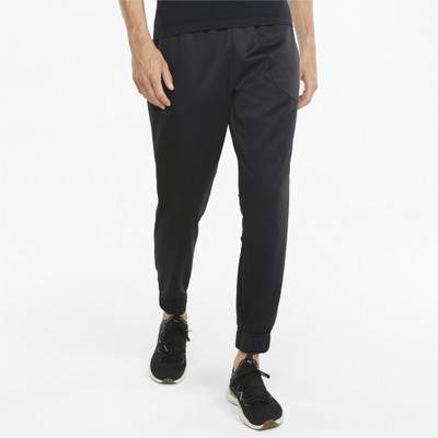 PUMA TRAIN PWR FLEECE JOGGER Solid Men Black Track Pants