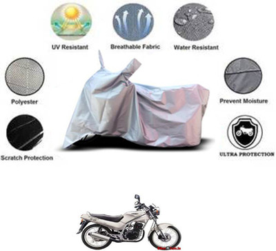 RONISH Waterproof Two Wheeler Cover for Kinetic(GF 125, Silver)