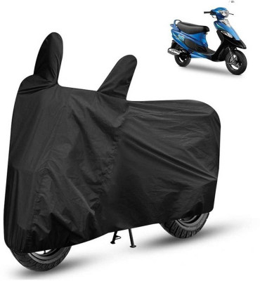 BAHGAT CHANDER TRADERS Two Wheeler Cover for TVS(Scooty Pep+, Black)