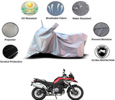 RONISH Waterproof Two Wheeler Cover for BMW(F 850 GS, Silver)