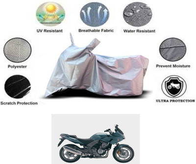 RONISH Waterproof Two Wheeler Cover for Honda(CBF 1000, Silver)