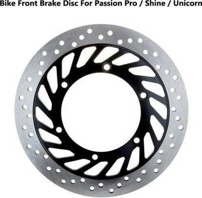 TRP Traders Front Brake Disc Plate Compatible for Passion Pro, Shin 125 Motorbike Brake Disc