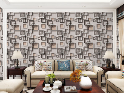 Eurotex Architecture Black Wallpaper(1000 cm x 57 cm)