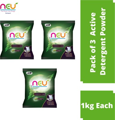 NEU Active detergent powder Detergent Powder 3 kg(Lemon)