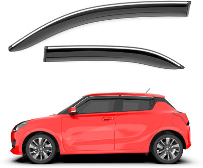 GFX For Non-convertibles Front, Rear Wind Deflector(Clear Maruti Swift)