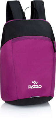 PAZZO Small Size Bag for Daily use 16 L Backpack(Purple, Black)