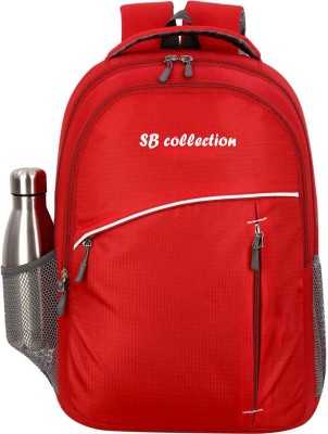 SBCOLLECTION 30 L Casual Waterproof Laptop Backpack/Office Bag/School Bag/College Bag/Business Bag/Unisex Travel Backpack 30 L Laptop Backpack(Red)