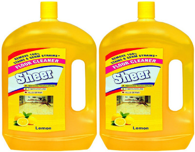 Sheer Floor Cleaner And Disinfectant 2x2 Ltr Lemon Lemon(2 x 2 L)
