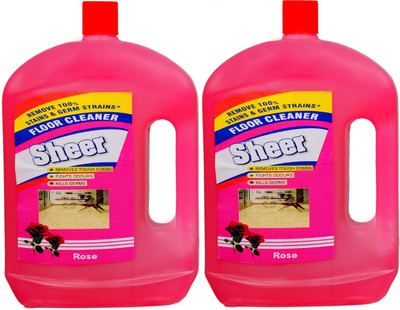 Sheer Floor Cleaner And Disinfectant 2X2 Ltr Rose Rose(2 x 2 L)