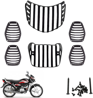 Naturalcreations HF Deluxe Grill Set of -6 (FOR Hro HF Deluxe) 01 Bike Headlight Grill(Black)