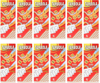 aK collection Deluxe Housie Tambola Tickets - Set of 7200 Party & Fun Board Game