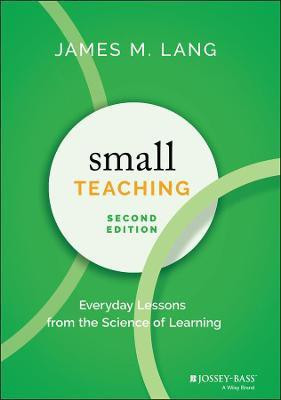 Small Teaching(English, Hardcover, Lang James M.)