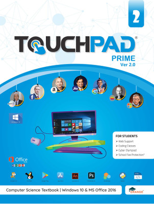 Touchpad Prime Version 2.0 - Class 3 (Windows 10 and MS Office 2016)(Paperback, Orange Education Pvt Ltd)