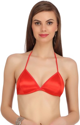 PIBU Satan Bra Women Minimizer Non Padded Bra(Red)