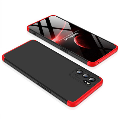 INSTYLE Back Cover for Oppo Reno 6 5G(Red, Pack of: 1)