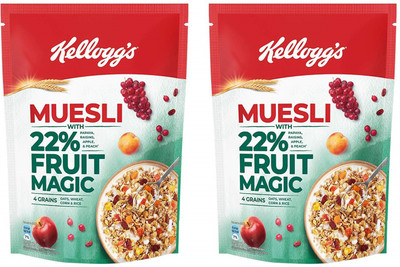 Kellogg's Muesli Fruit Magic 500 Gram pack Of 2 Pouch(2 x 0.5 kg)