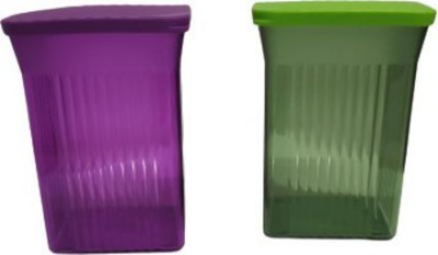 TUPPERWARE Plastic Utility Container  - 510 ml(Pack of 2, Green, Purple)