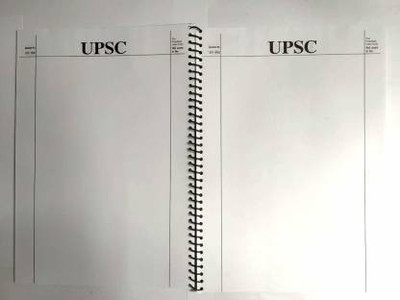 bookhub NA A4 Notebook ruled 300 Pages(White, Pack of 2)