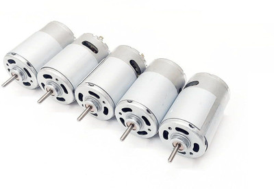 TRUSTECH (Pack of 5) 12v 555 DC Motor 12000rpm High Speed for DIY Projects Multipurpose Brushed Motor High RPM High Speed 12v DC Motor Electronic Components Electronic Hobby Kit