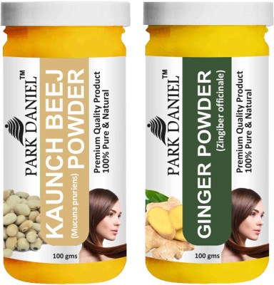 PARK DANIEL Hair Care Combo Of Kaunch Beej Powder & Ginger Powder Combo Pack of 2 Bottles of 100 gm (200 gm )(2 Items in the set)