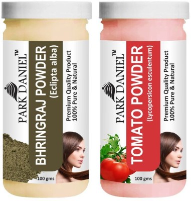 PARK DANIEL Pure & Natural Bhringraj Powder & Tomato Powder Combo Pack(200 ml)