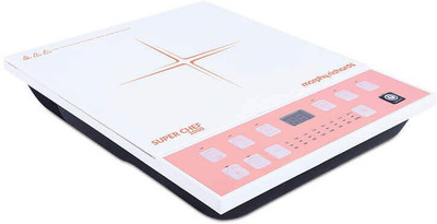 Morphy Richards 2000 Watts (White & Pink) Induction Cooktop (Multicolor, Push Button)