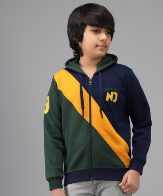 NICK AND JONES Full Sleeve Colorblock Boys Jacket