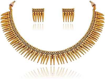 FFC-FASHION FOR CHOICE Copper Gold-plated Gold Jewellery Set(Pack of 1)