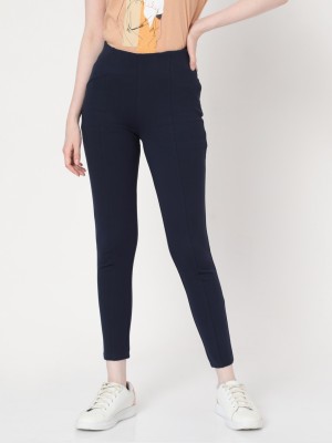 VERO MODA Dark Blue Jegging(Solid)