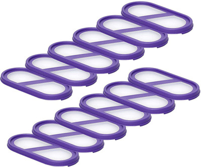 Cutting EDGE Modular Containers Lids for Boxes Compatible with Cutting EDGE Containers Only 7.4 inch, 3.7 inch Lid Set, Pack of 12(Plastic)