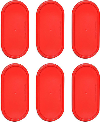 Cutting EDGE Modular Containers Lids for Boxes Compatible with Cutting EDGE Containers Only 7.4 inch, 3.7 inch Lid Set, Pack of 6(Plastic)