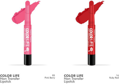 Teen.Teen Colorlife Combo (Pink Berry, Ruby Red, 4.2 g)(Pink Berry, Ruby Red,, 4.2 g)
