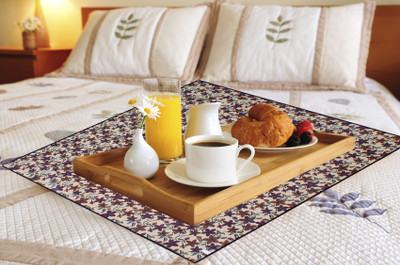 LITHARA Square Pack of 1 Table Placemat(Peach, Brown, PVC)