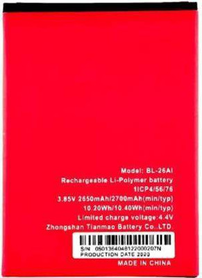 RAPPER Mobile Battery For  Itel A45 ( BL-26AI) 2700mAh Battery