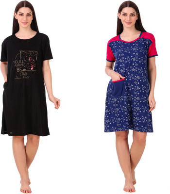 Bombshell Women Nightshirts(Multicolor)