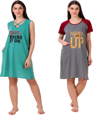 Bombshell Women Nightshirts(Multicolor)