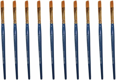 Maped Colour Peps Synthetic Flat Paint Brush - 10 Pieces (Sizes 6) - 867708(Blue)