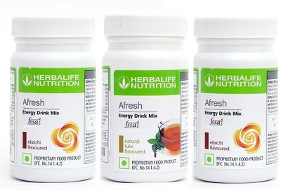HERBALIFE afresh energy drink mix combo Protein Blends(150 g, Elaichi, TULSI, Elaichi)