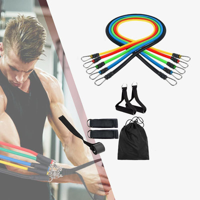 APPGEN Unbreakable Resistance Tube Set of 5, Exercise and Workout Exercise Bands Resistance Tube(Multicolor)