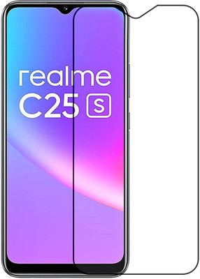 CHAMBU Edge To Edge Tempered Glass for Realme C25s(Pack of 1)