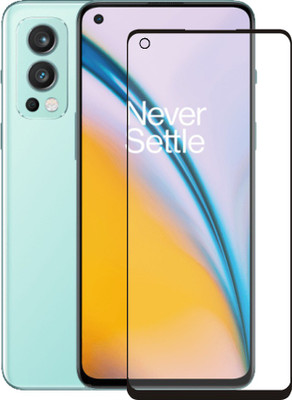 fitcure Edge To Edge Tempered Glass for OnePlus Nord 2 5G(Pack of 1)