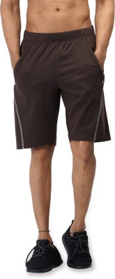 CARBON BASICS Solid Men Black Regular Shorts