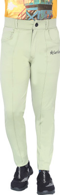 StyleRide Solid Men Green Track Pants