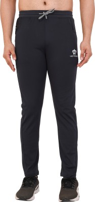 LAZYWEAR Solid Men Black Track Pants