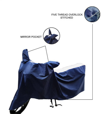 Pop Shade Two Wheeler Cover for Honda(Activa 125, White)