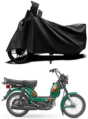 collection zone Waterproof Two Wheeler Cover for TVS(XL Super, Black)