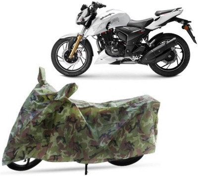 APNEK Waterproof Two Wheeler Cover for TVS(Apache RTR 200, Multicolor)