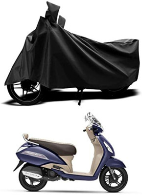 Mdstar Waterproof Two Wheeler Cover for TVS(Jupiter classic, Black)